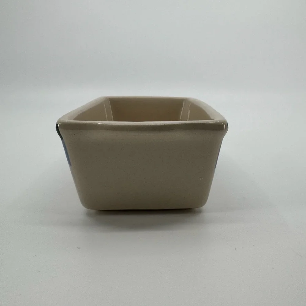 Vtg Garden Ridge Christmas Cats Mini Loaf Pan Ceramic Winter Baking Dish Holiday